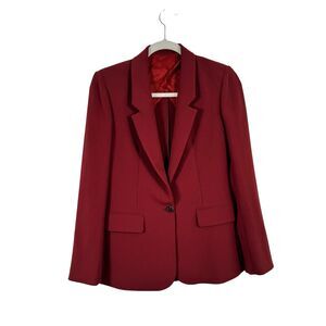 FrontRow Brick Orange Blazer Career Office Business Japan Fabric Womens Size 0